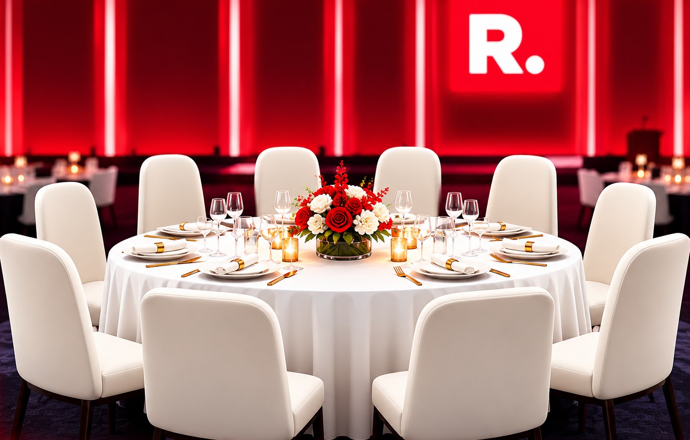 First Row • Round Table Seating